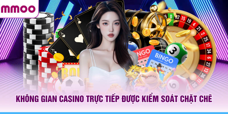 Live Casino Mmoo - Không Gian Giải Trí Trực Tiếp Đẳng Cấp 5 Không gian casino MMOO trực tiếp được kiểm soát chặt chẽ