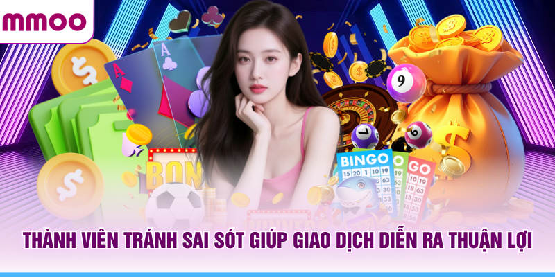 Cách Rút Tiền MMOO Đơn Giản, Minh Bạch Cho Hội Viên Mới 9 Thành viên MMOO tránh sai sót giúp giao dịch diễn ra thuận lợi